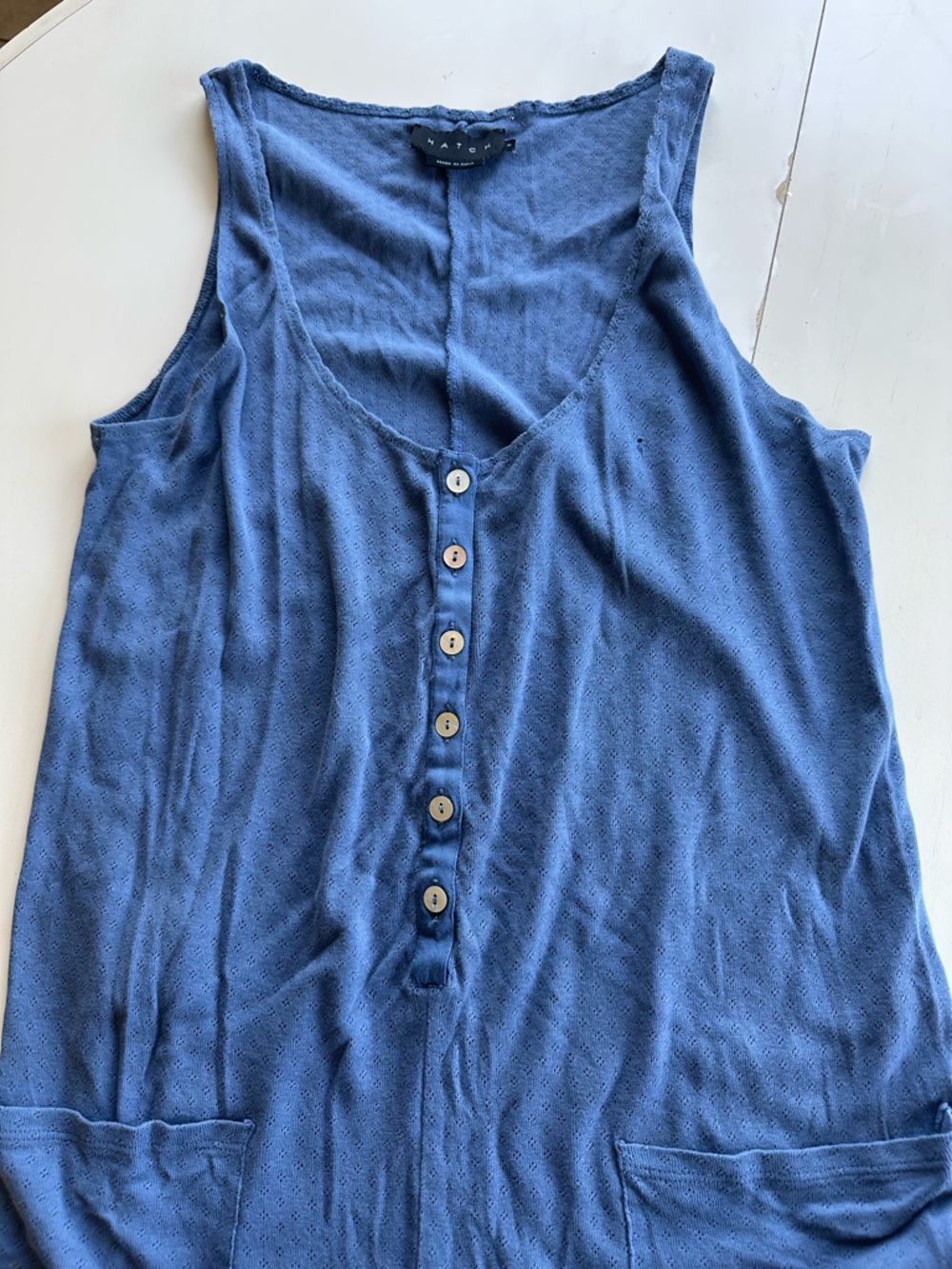 Hatch Blue Maternity Romper / Jumpsuit size 1 / S - Picture 4 of 8
